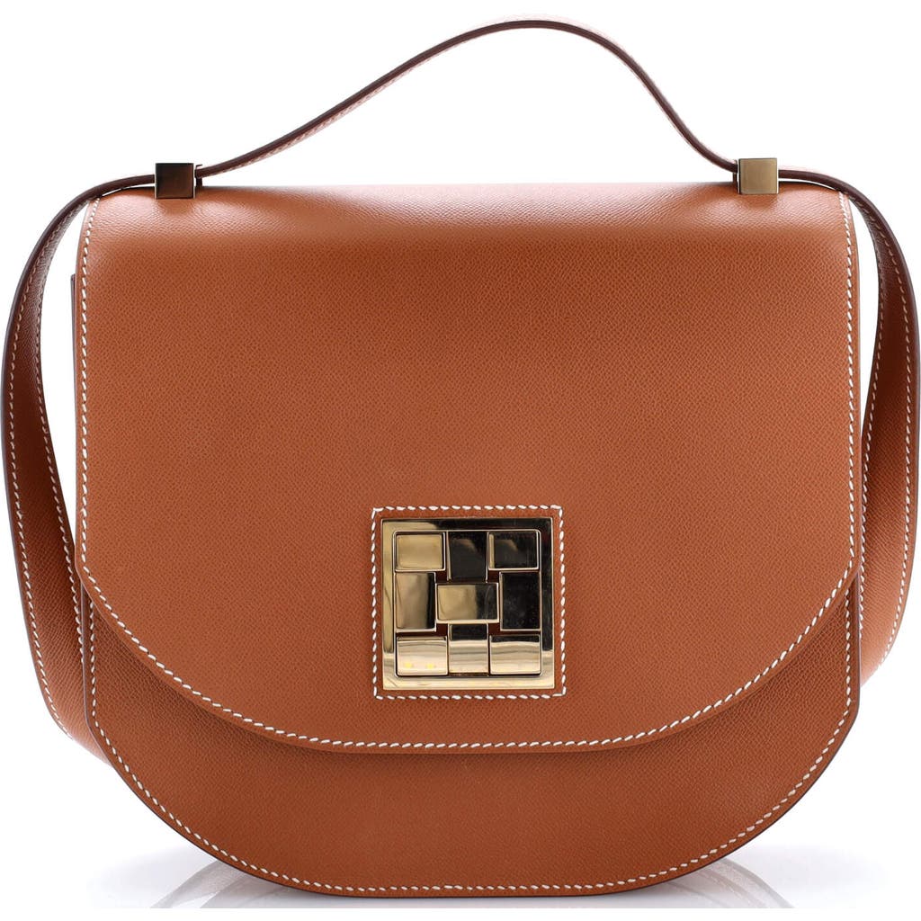 Pre-owned Hermes Hermes Mosaique Au 24 Bag Madame 21 In Gold