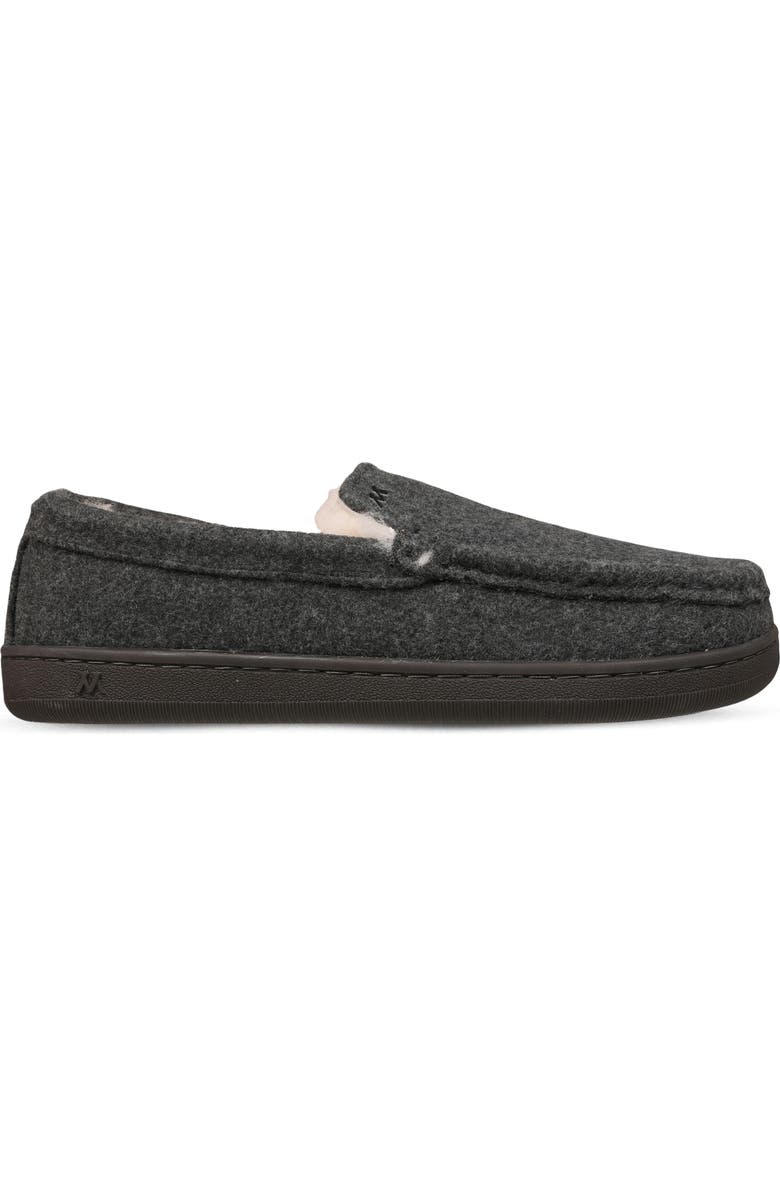 Mykos Harrison Faux Shearling Lined Moc Slipper, Alternate, color, Grey Wool