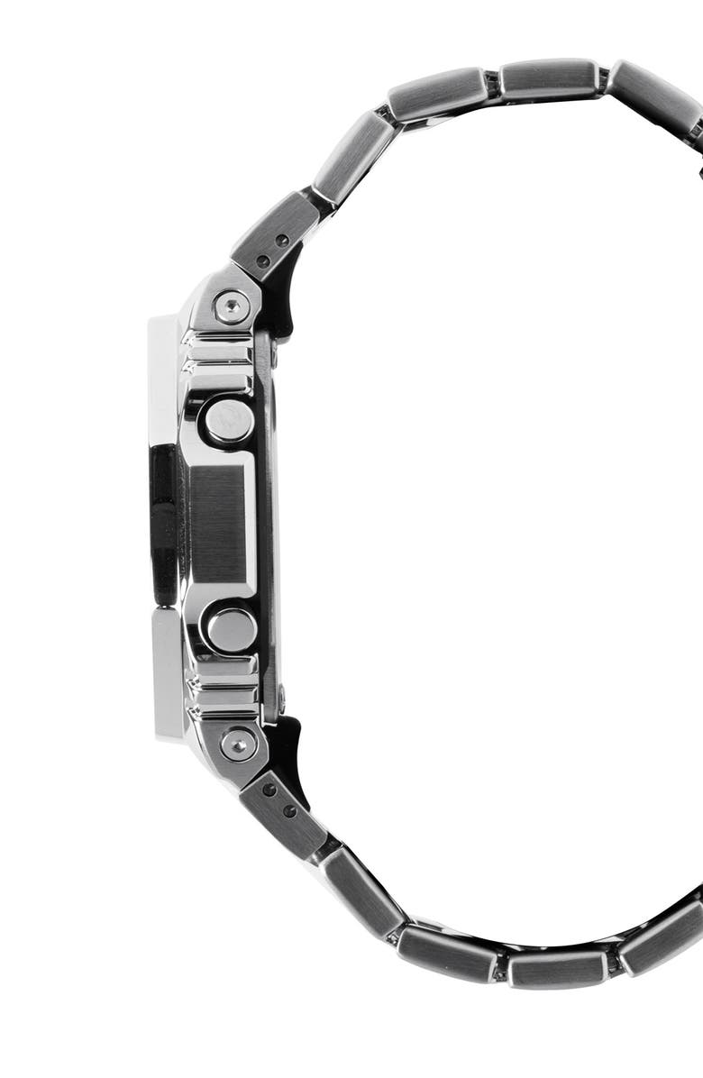 G-SHOCK 2110 Series Analog-Digital Watch, 49.3mm, Alternate, color, Silver