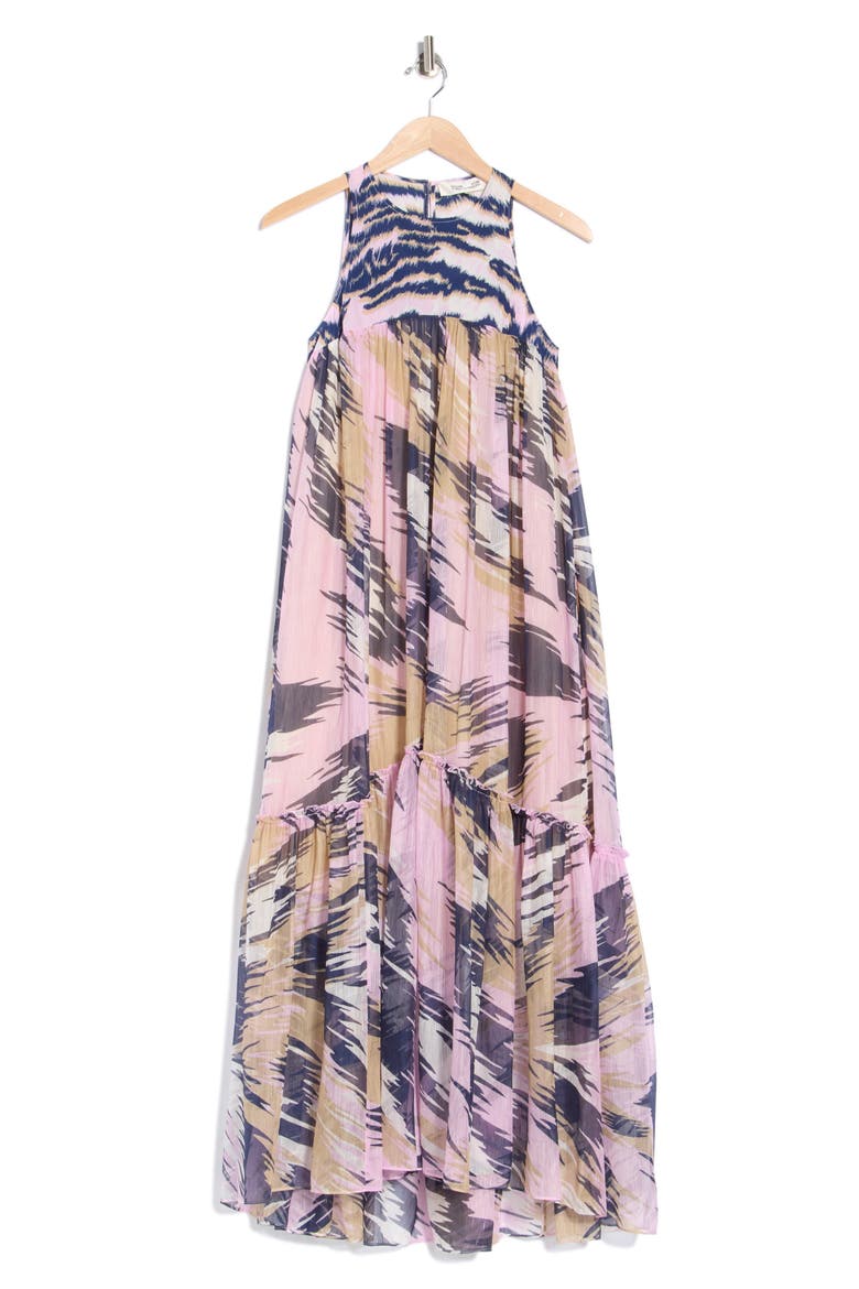 Melisse Maxi Dress, Alternate, color, PALACE TIGER GIANT PINK