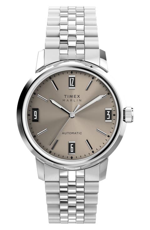 Marlin Automatic Bracelet Watch, 40mm