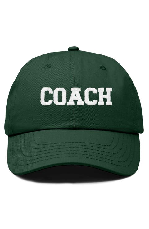 Coach Embroidered Sports Dad Cap