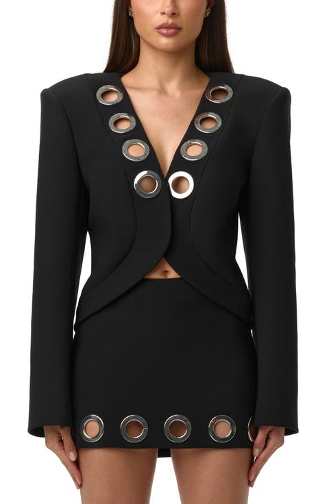 Grommet Ponte Blazer