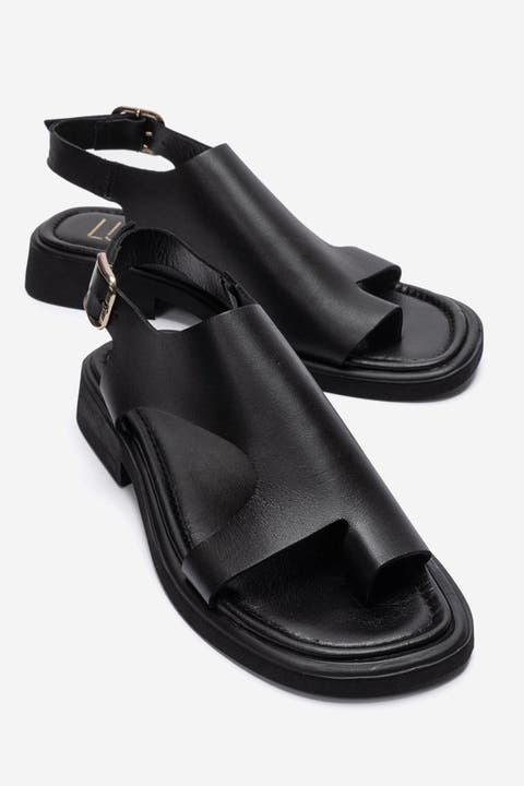 Burley Leather Slingback Sandal