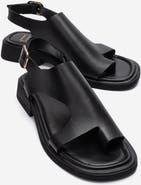 Forever & Always Shoes Burley Leather Slingback Sandal