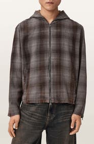 AllSaints Santo Hooded Shirt Jacket