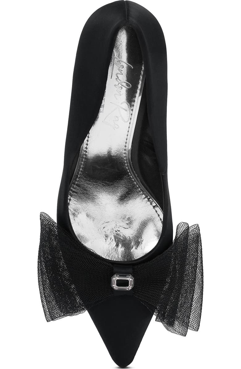 LONDON RAG Odette Crystal Embellished Bow Stiletto Pump, Alternate, color,