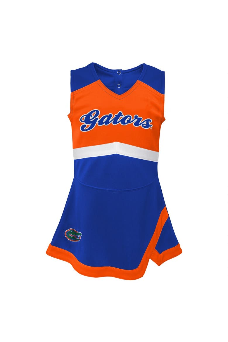 Girls Youth Royal Florida Gators Cheer Captain Jumper Dress, Alternate, color, Royal