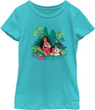 Moana 2 Girl's Moana 2 Ocean Sisters  Graphic T-Shirt