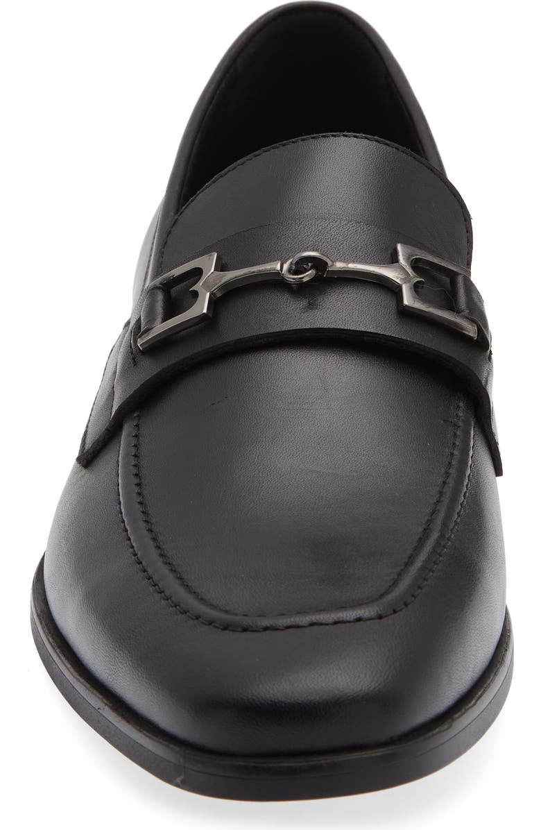 Bruno Magli Pacoal Bit Loafer, Alternate, color, Black Leather