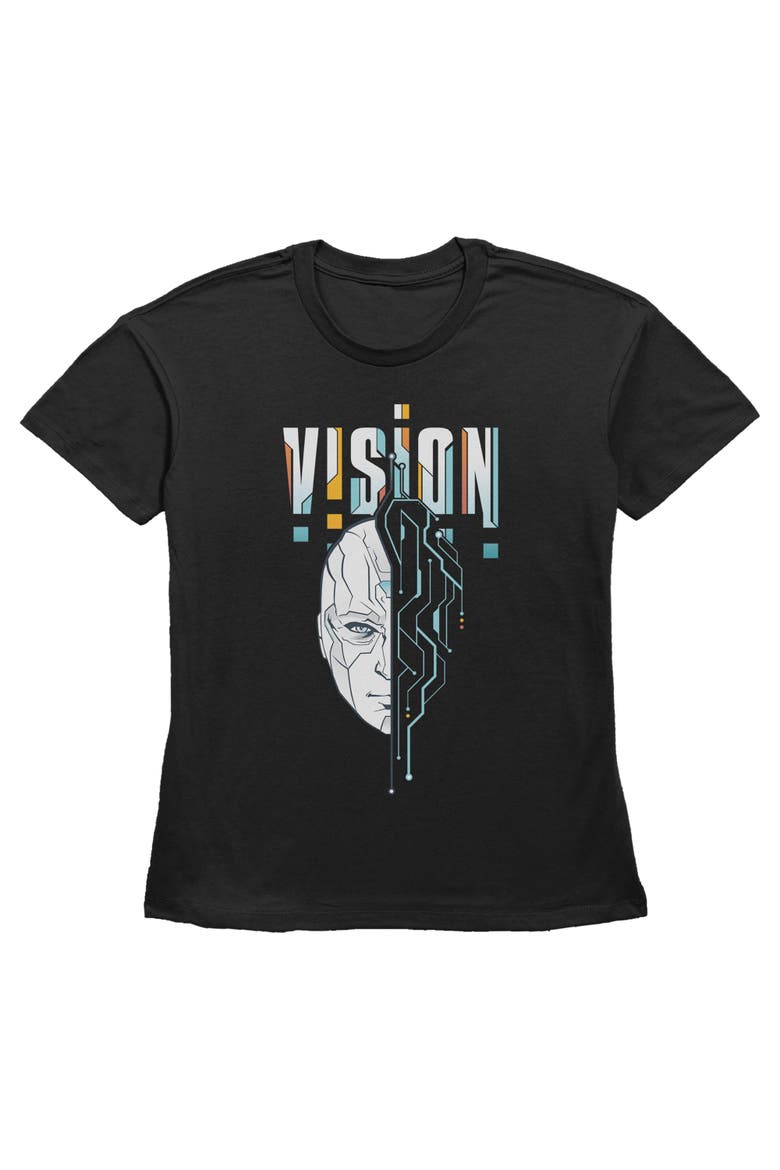 Women's Circuit Face Short Sleeve T-Shirt, Main, color, Black