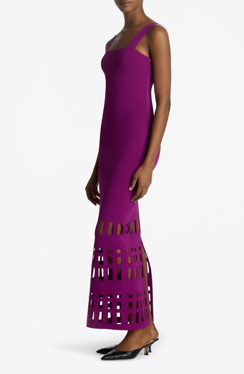 ST. JOHN Cutout Milano Knit Gown, Alternate, color,