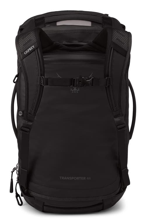 Osprey Transporter 44-liter Squffel Duffle Luggage In Raven Black/black