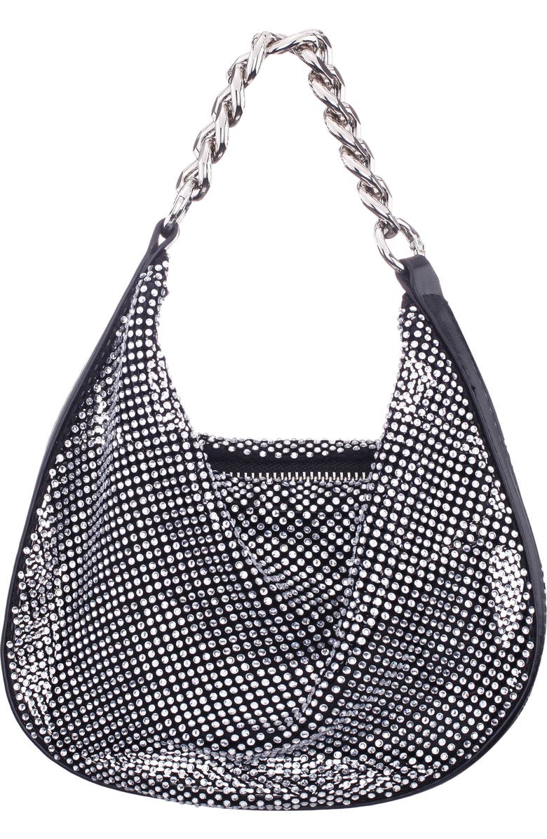 Nina Racquel Shoulder Bag, Alternate, color, Black