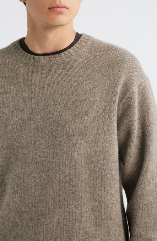 Frame Ribbed Knit Sweater In Burgundy