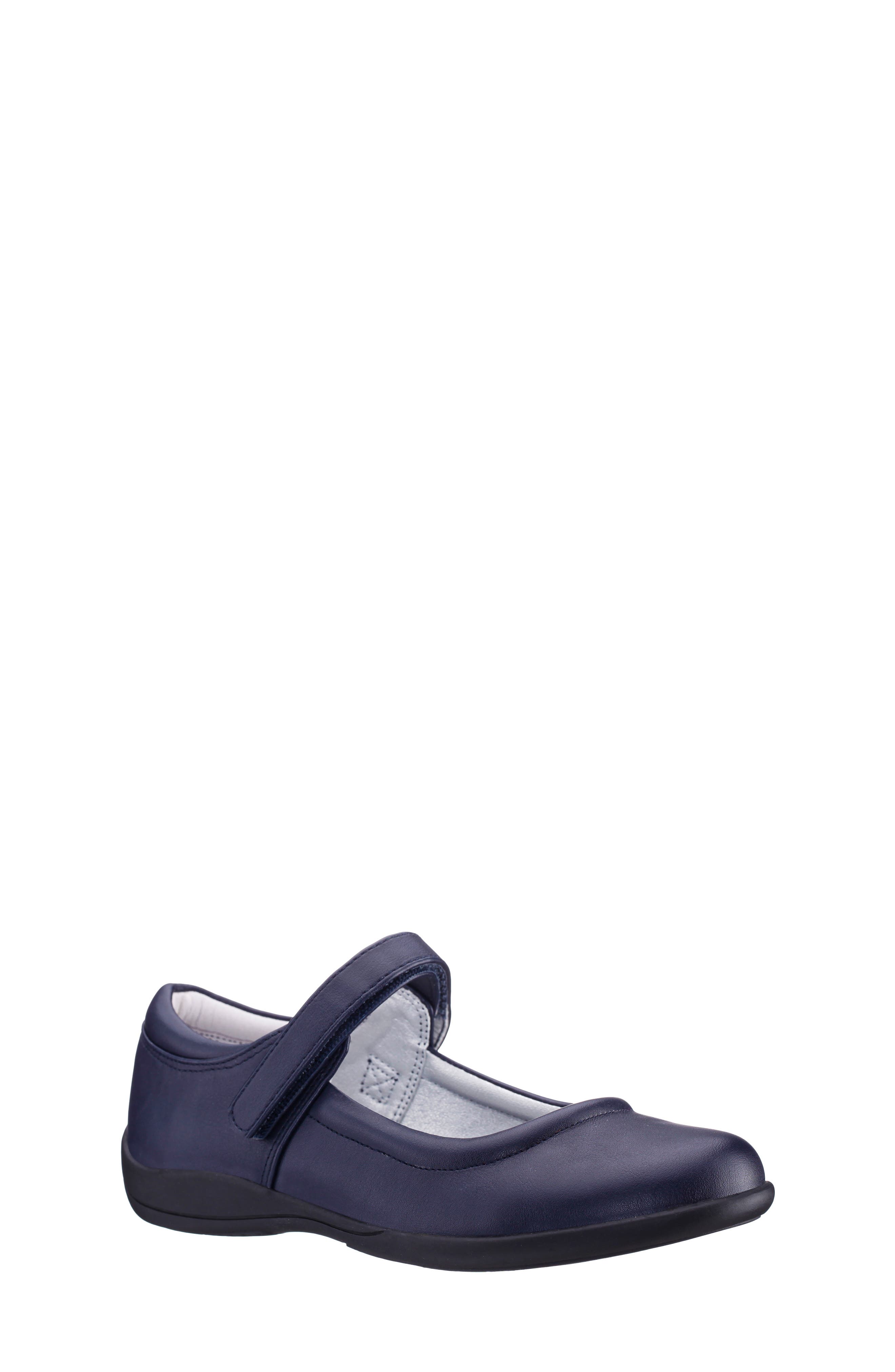 Kids' Dallas Flat, Main, color, NAVY TUMBLED