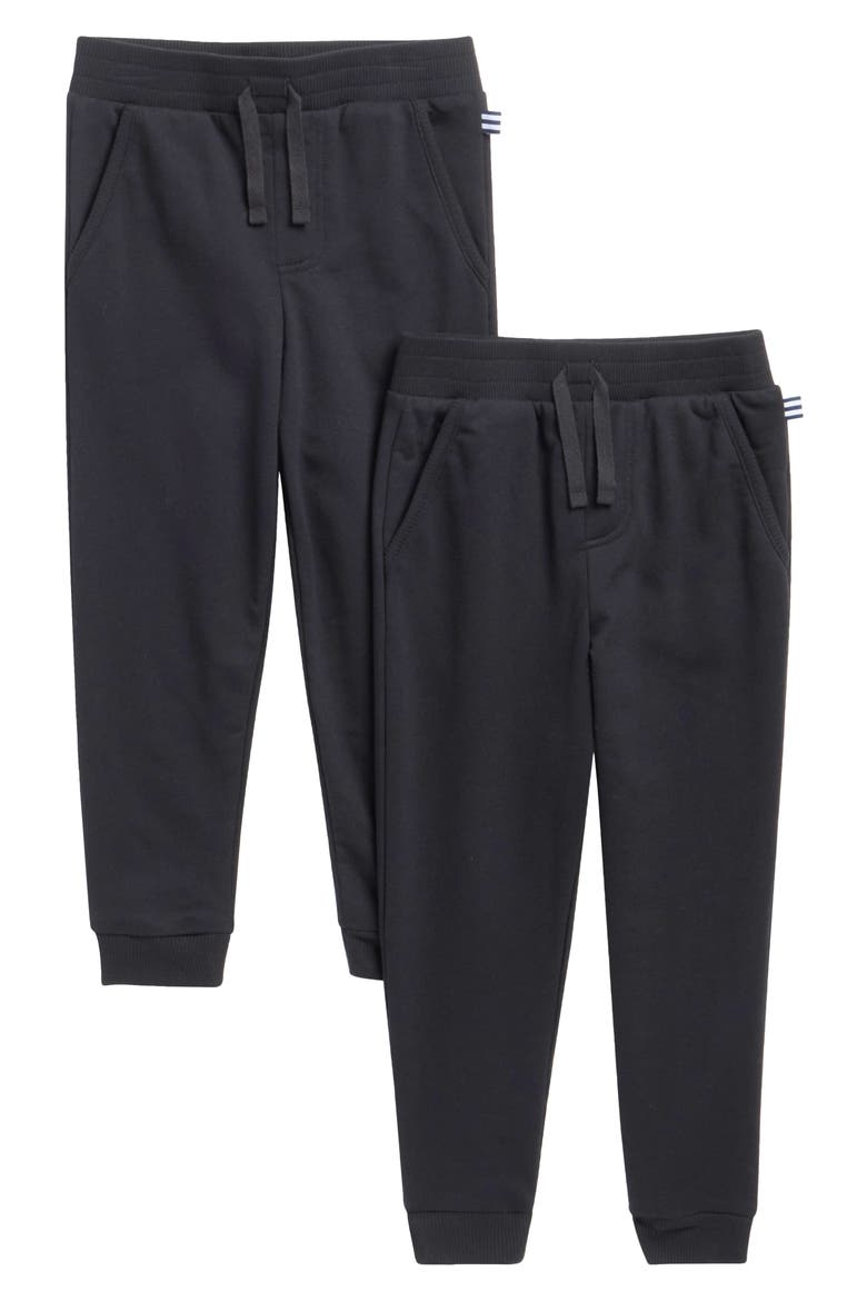 Kids' Assorted 2-Pack Joggers, Main, color, BLACK/BLACK
