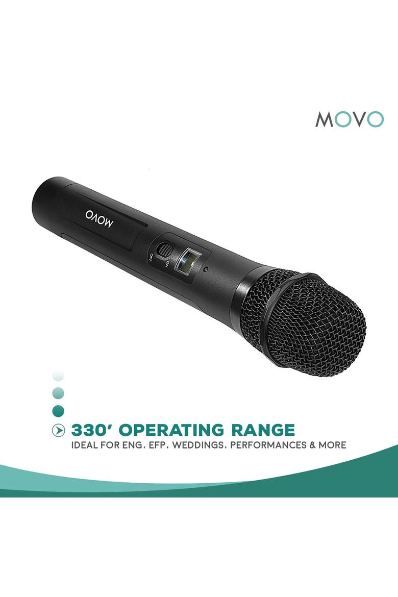 WMIC80 UHF Wireless Handheld Microphone System, Alternate, color, Black