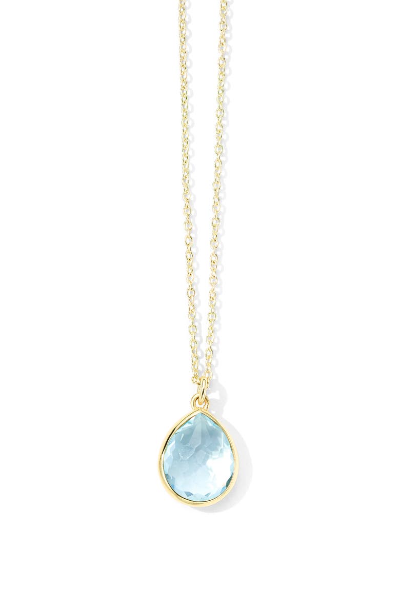 Ippolita Mini Rock Candy Teardrop Pendant Necklace, Main, color,