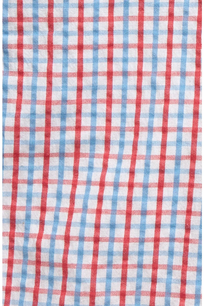 Kids' Party Breaker Colorbock Seersucker Stretch Cotton Shorts, Alternate, color, SAILORS RED