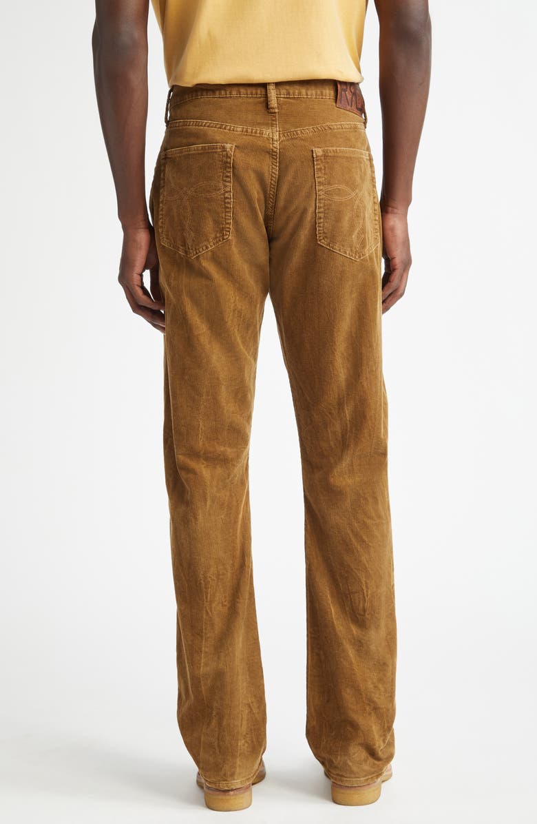 Double RL Slim Fit Cotton Corduroy Bootcut Pants, Alternate, color, 