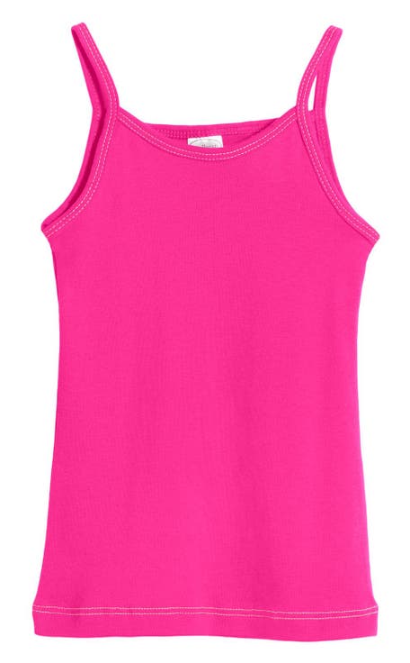 Girls Soft 100% Cotton Camisole (Toddler, Little Kid, Big Kid)