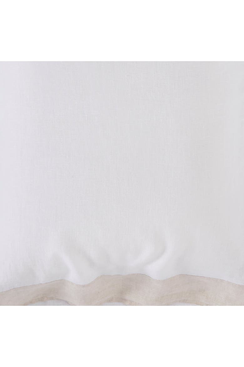 Kyoto European Linen Pillowcase - Set of 2, Alternate, color, White/Beige