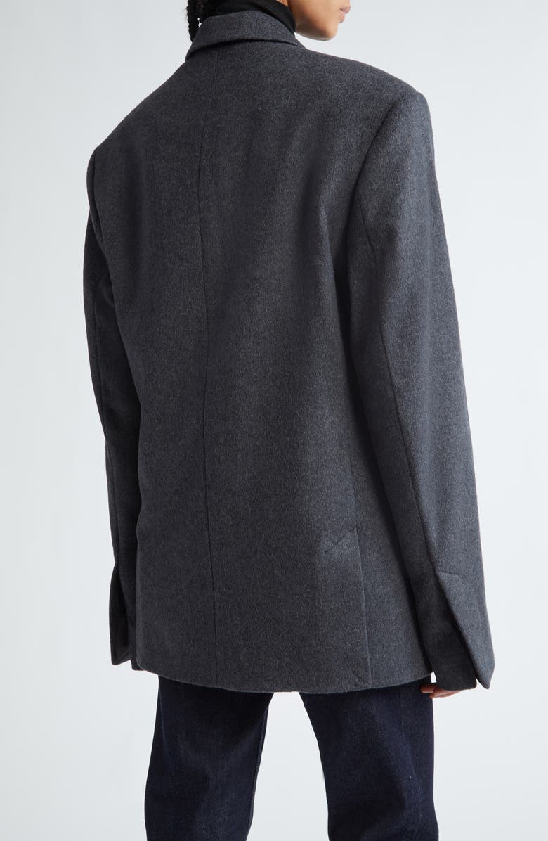 TOTEME Straight Wool & Cashmere Jacket, Alternate, color,