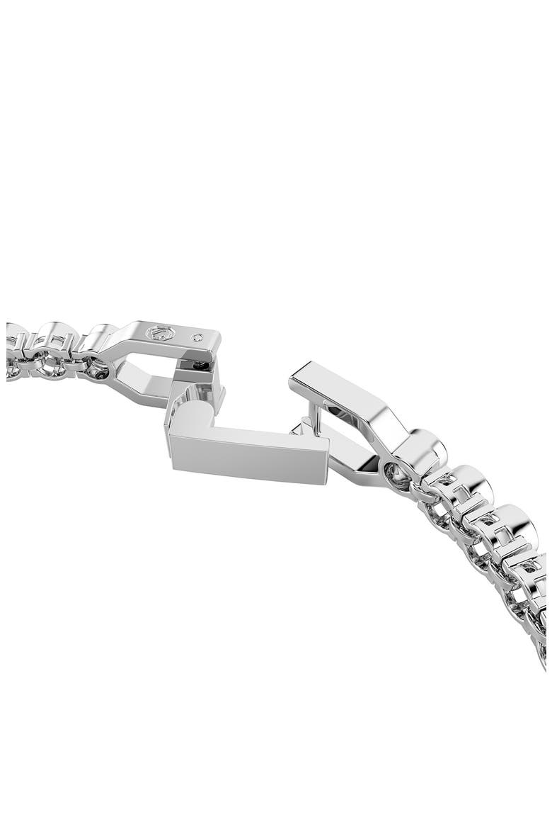 Imber Bezel Set Crystal Tennis Bracelet, Alternate, color, RHODIUM/GREEN