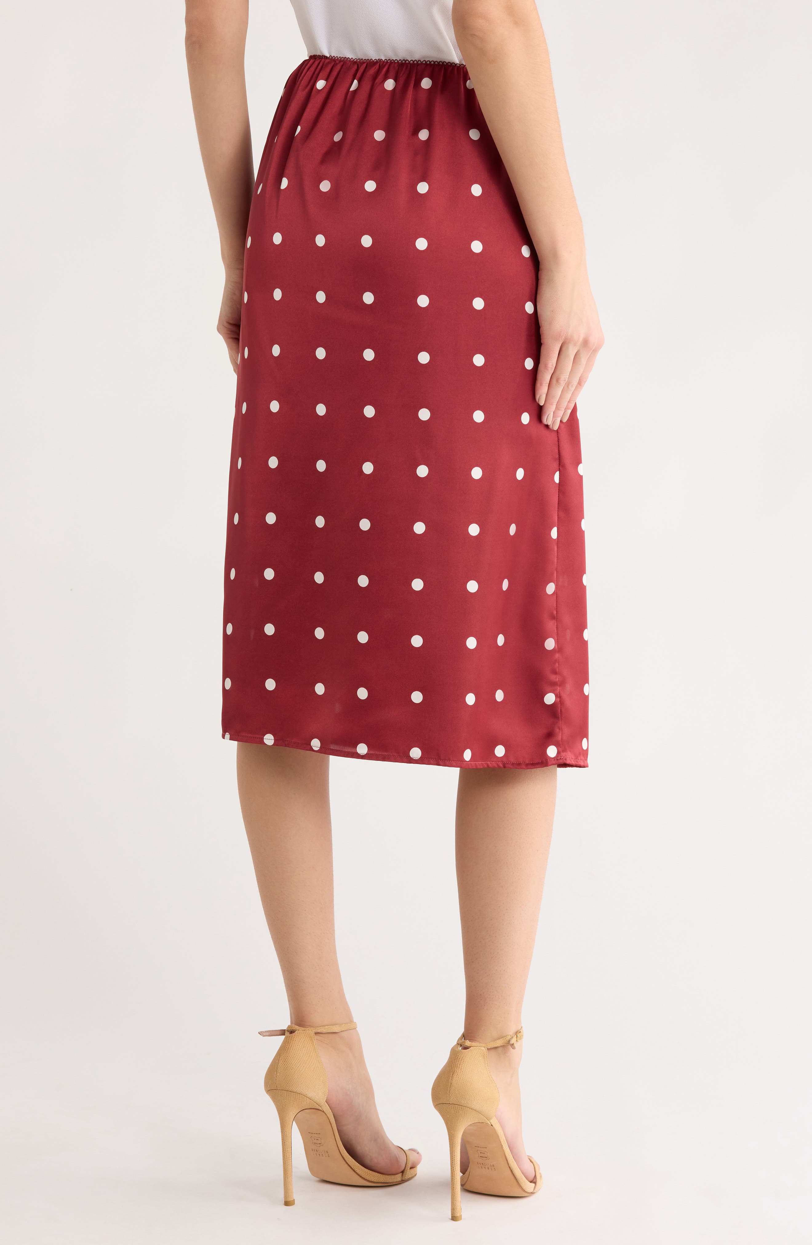 Polka Dot Slip Skirt - image 4