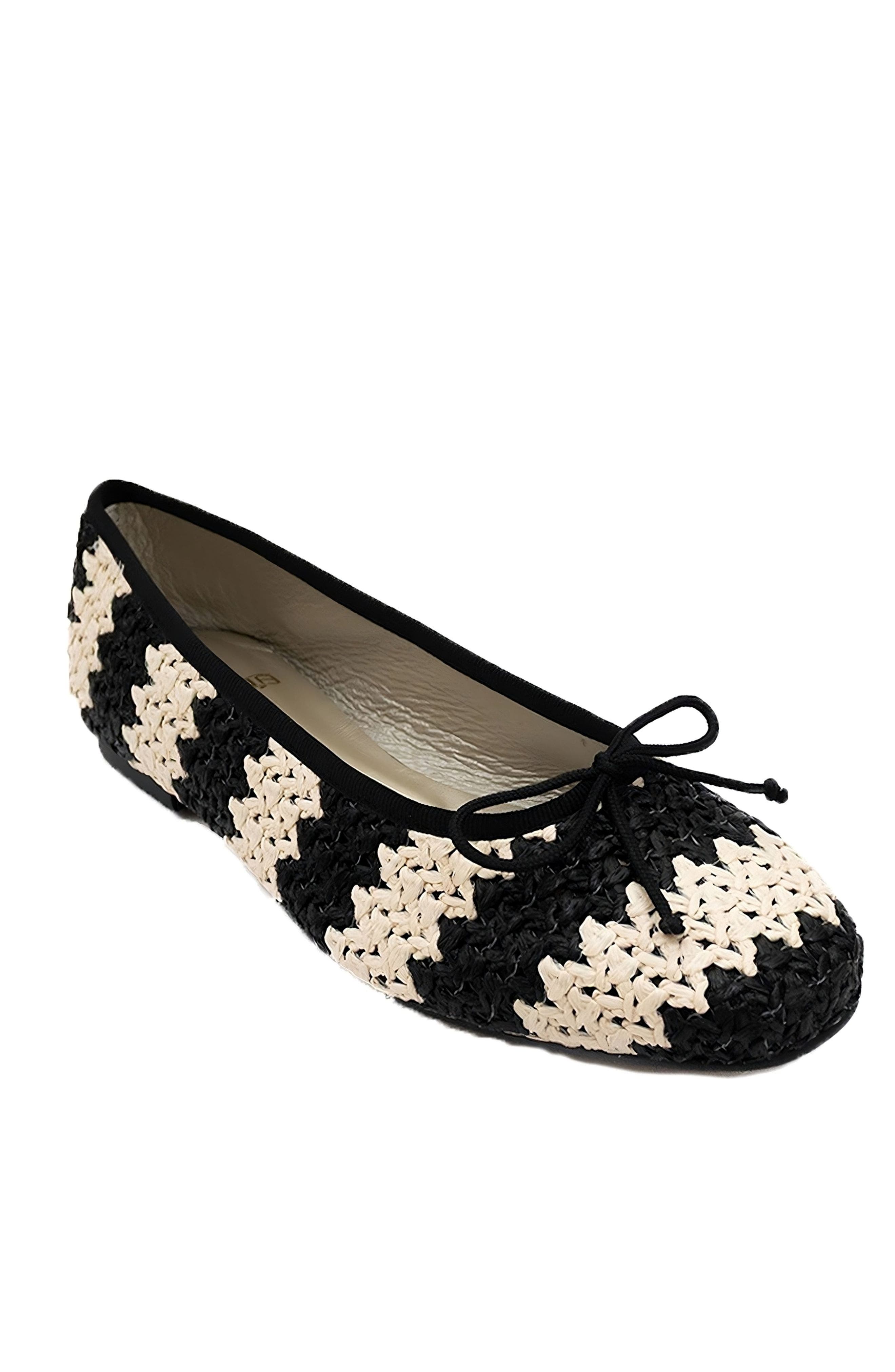Menina Step Lucy Ballet Flat, Alternate, color, Raffia