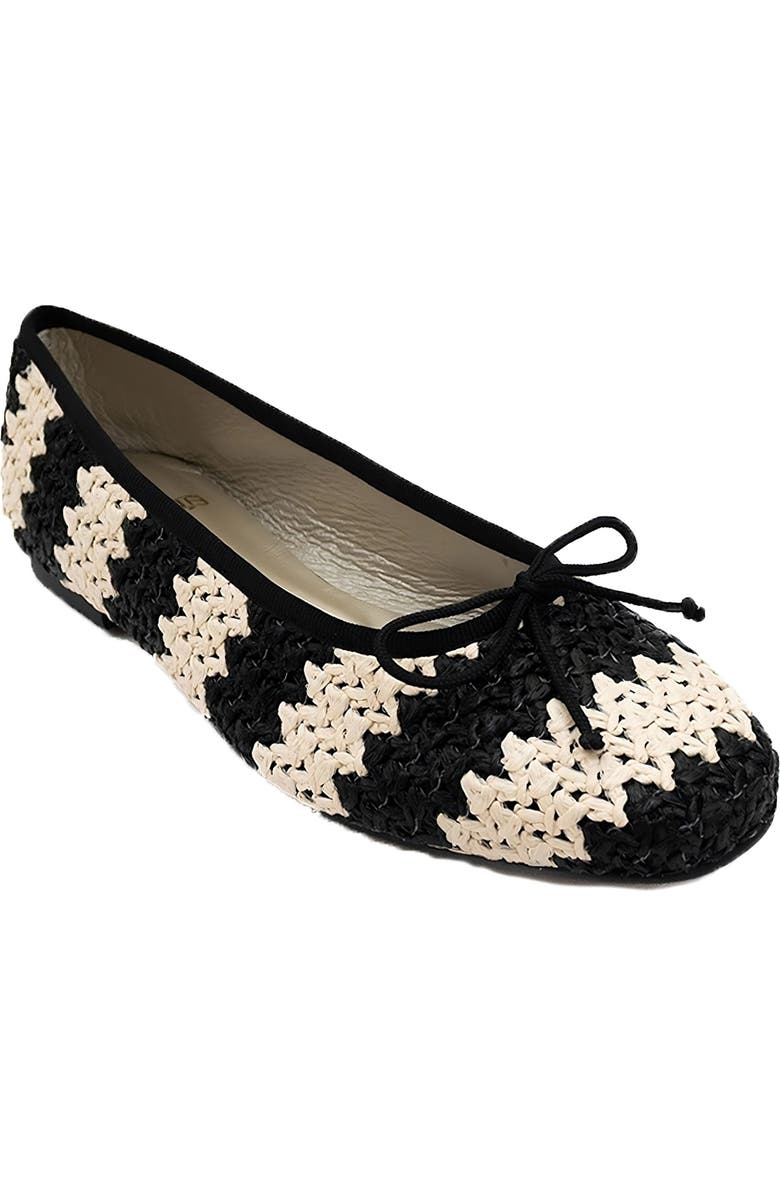 Menina Step Lucy Ballet Flat, Alternate, color, Raffia