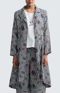 LUUKAA Ismera Neon Print Linen Long Jacket