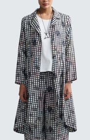 LUUKAA Ismera Neon Print Linen Long Jacket