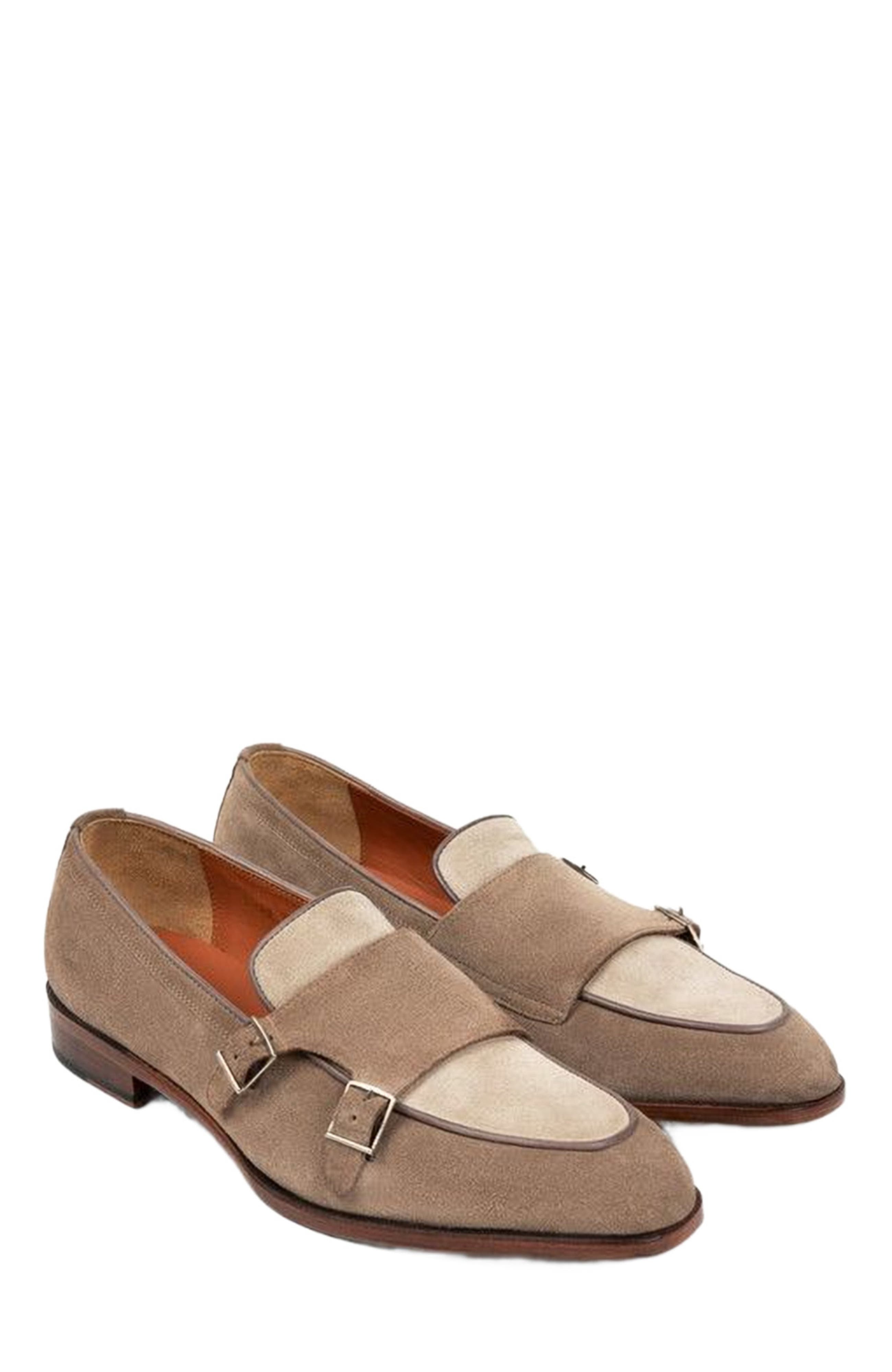 Beaumont Double Monk Strap, Alternate, color, Terra Dusk Brown