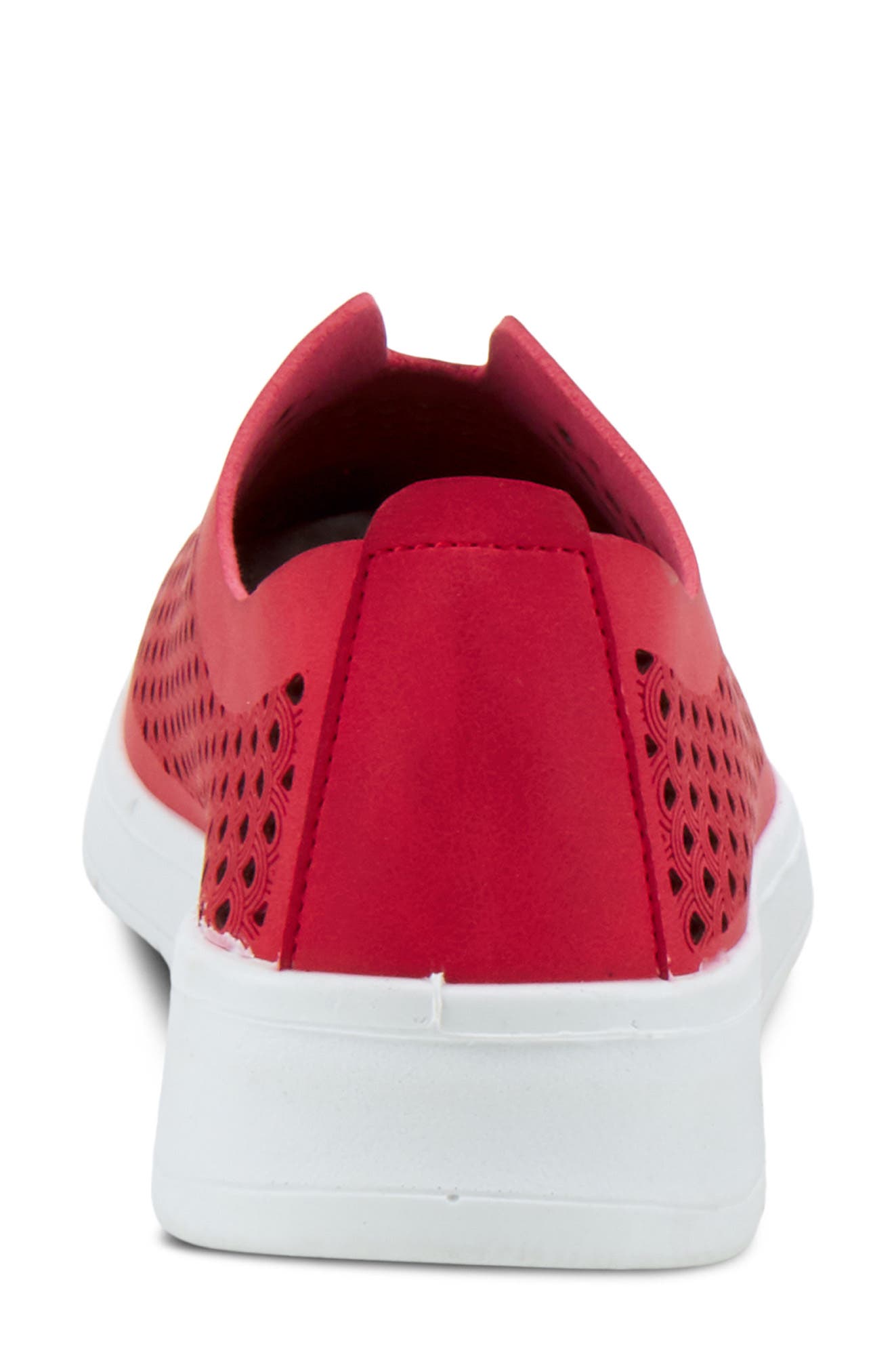 Flexus by Spring Step Centrics Slip-On Sneaker, Alternate, color, Red Nubuck Leather