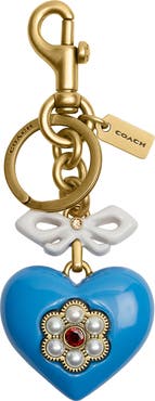 COACH Heart Bag Charm