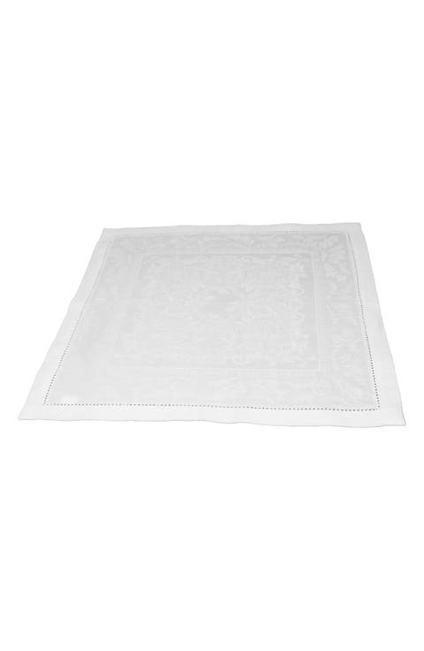 Linen Arboretum Napkins - White - Set of 6