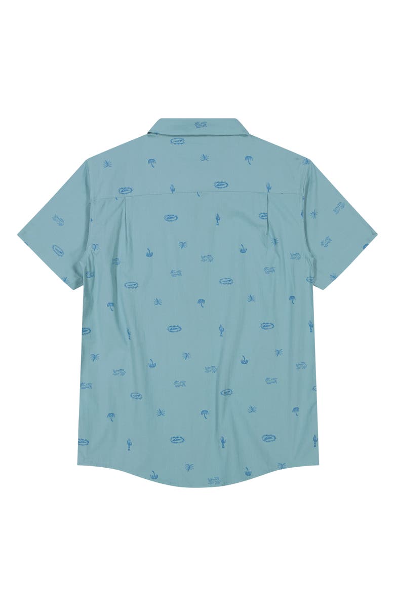 Quiksilver Kids' Apero Classics Short Sleeve Button-Up Shirt, Alternate, color, 