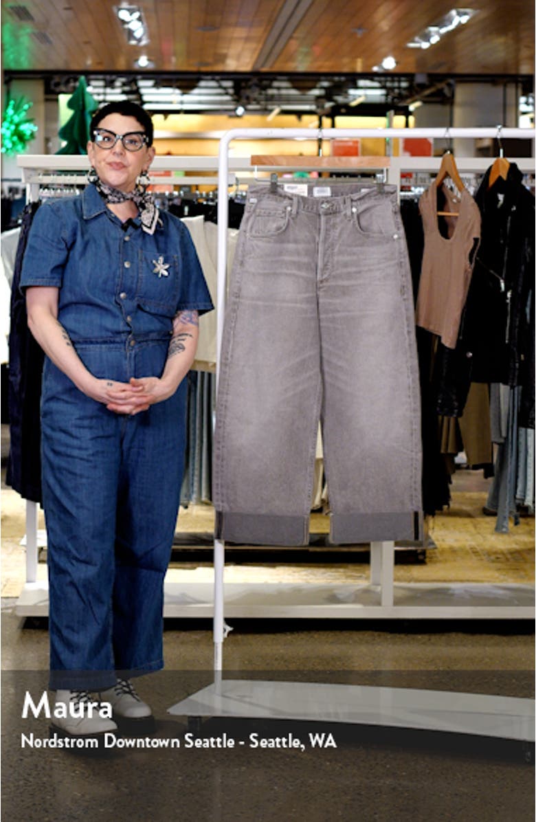 Ayla High Waist Baggy Wide Leg Jeans, sales video thumbnail