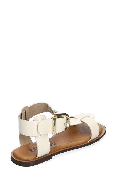 Bibi Lou Sunny Buckle-fastening Leather Sandals In Blanco