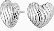 Oradina Sterling Silver Love Language Studs