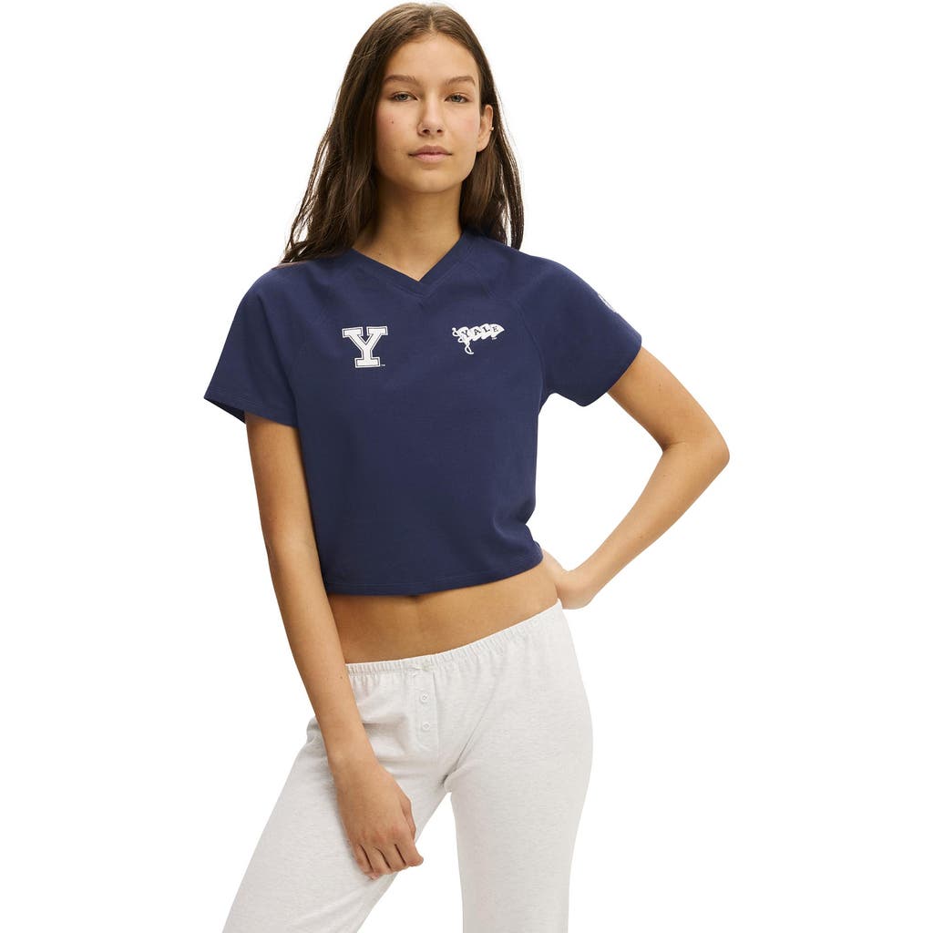 Cotton On Body Dreamy Soft V Neck Baby Tee In Blue