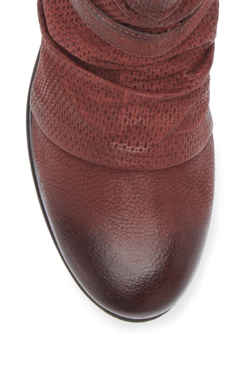 Miz Mooz Suzy Scrunch Leather Boot In Multi
