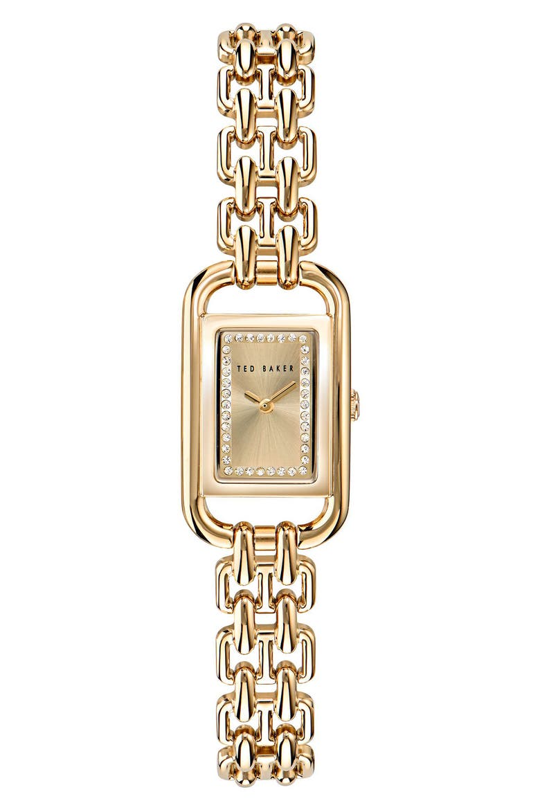 Iconic Bracelet Watch, 8mm x 12mm, Main, color, GOLD-TONE