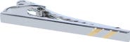 Trafalgar Rhodium and Gold Detailed Tie Bar
