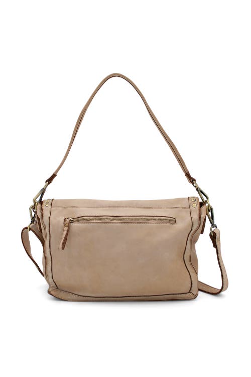 Bolsa Nova Emily Studded Shoulder Bag In Light Taupe