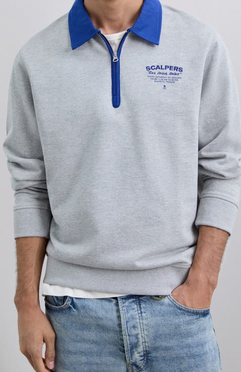 Contrastpolo Sweater