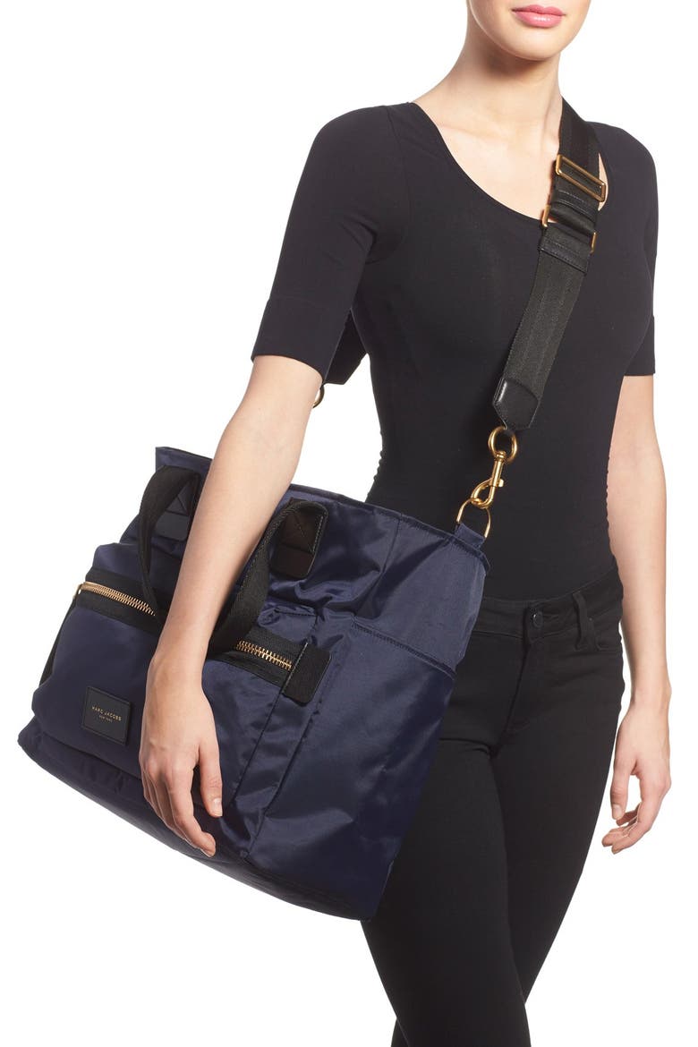 'Biker' Nylon Baby Bag, Alternate, color, MIDNIGHT BLUE