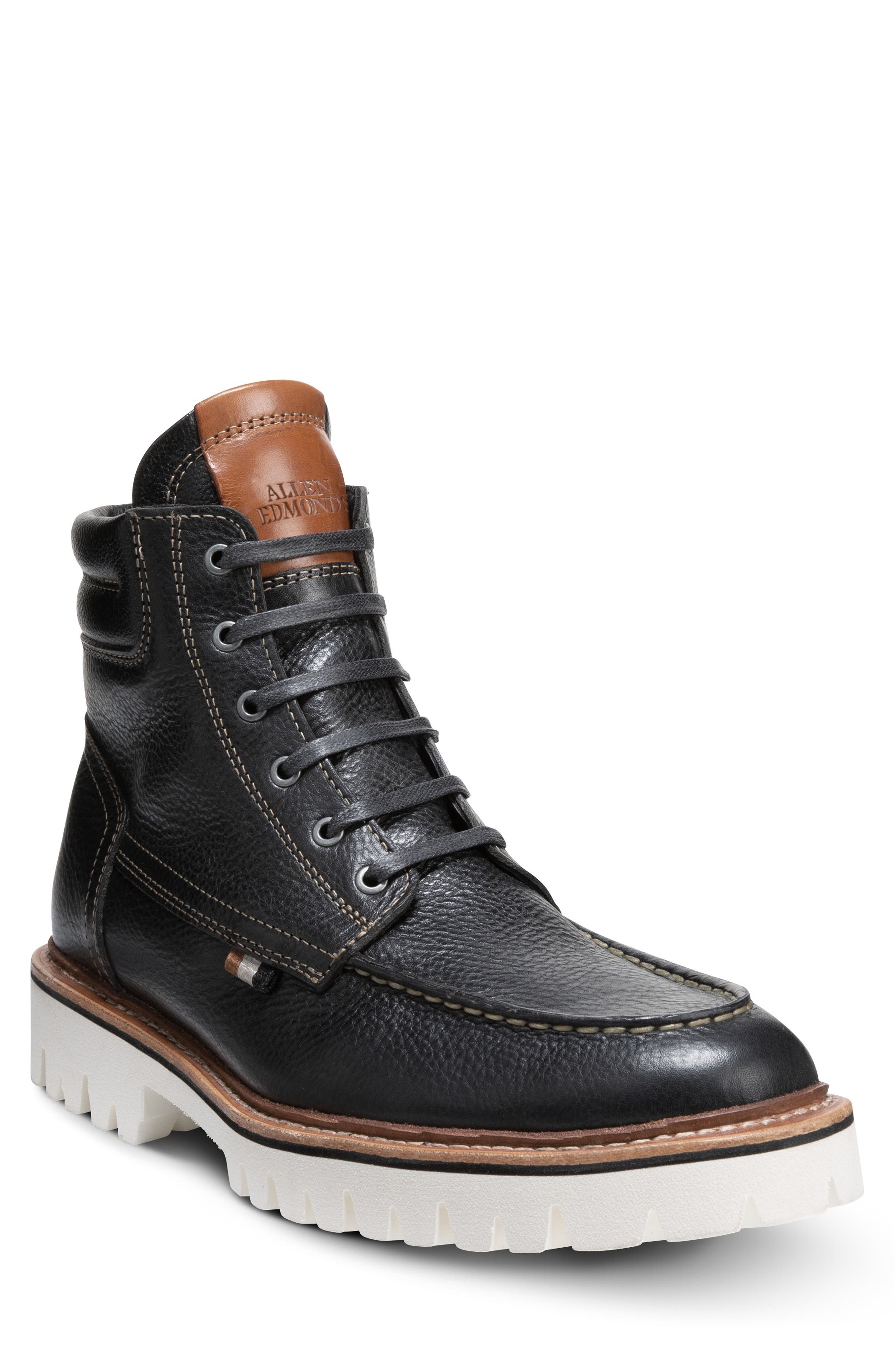 Allen Edmonds Silverlake Moc Toe Boot, Main, color, 